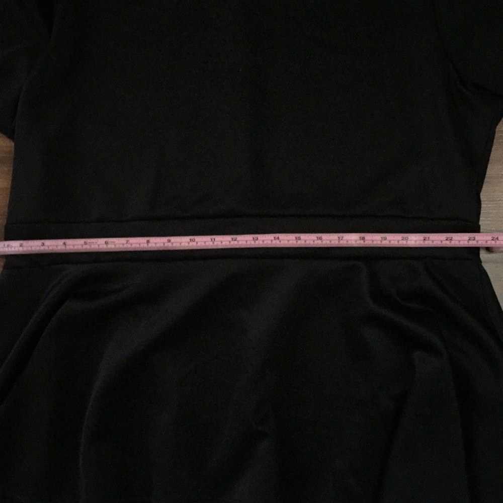 NWOT - Black Hi-Low Peplum Shirt 5X - Picture 2 of 3